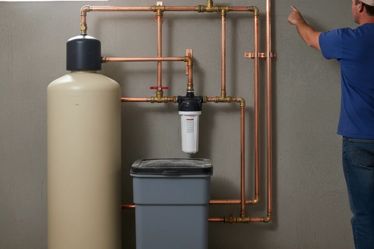 Whole-house water treatment system installed in Alton
